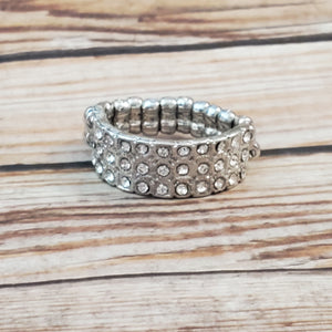 Feeling Fab-YOU-less - White Dainty Ring