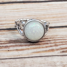 Load image into Gallery viewer, Glitter Grove - White Dainty Ring