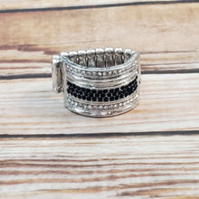 Load image into Gallery viewer, Top Dollar Drama - Black Ring