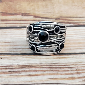 Sparkle Struck - Black Ring