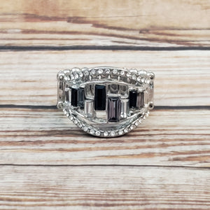 Treasure Chest Charm - Black Ring