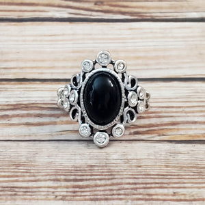 Noticeably Notable - Black Dainty Ring
