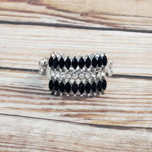 Load image into Gallery viewer, Cinematic Couture - Black Dainty Ring