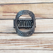 Load image into Gallery viewer, Tour de Contour - Black Gunmetal Ring