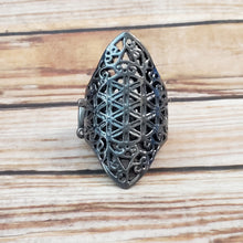 Load image into Gallery viewer, FRILL Ride - Black Gunmetal Ring