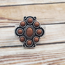 Load image into Gallery viewer, Santa Fe Fantasy - Brown Ring
