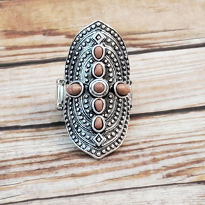 Shield in Place - Brown Ring