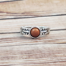 Load image into Gallery viewer, TREK and Field - Brown Dainty Ring