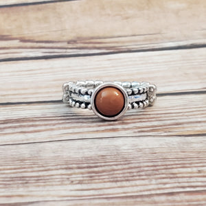 TREK and Field - Brown Dainty Ring