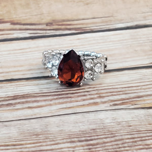 Happily Ever Eloquent - Brown Dainty Ring