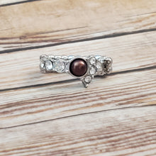 Load image into Gallery viewer, Center Stage Celebrity - Brown Dainty Ring