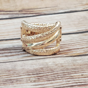 Contemporary Convergence - Gold Ring