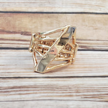 Load image into Gallery viewer, Encrypted Edge - Gold Ring