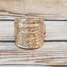 Load image into Gallery viewer, Paleo Patterns - Gold Ring