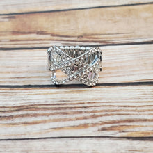 Load image into Gallery viewer, Triple Threat Twinkle - White Ring