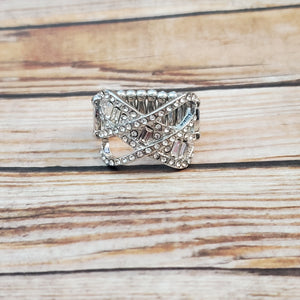 Triple Threat Twinkle - White Ring