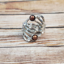 Load image into Gallery viewer, Dancing Diamonds - Brown Ring