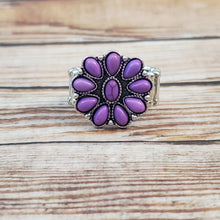 Load image into Gallery viewer, Stone Gardenia - Purple Ring