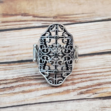 Load image into Gallery viewer, Botanical Beam - Silver Ring