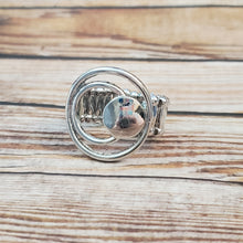 Load image into Gallery viewer, Edgy Eclipse - Silver Ring