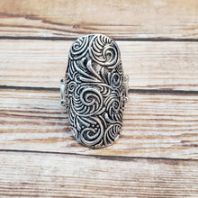 Load image into Gallery viewer, Paisley Paradise - Silver Ring