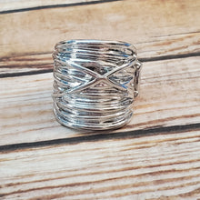 Load image into Gallery viewer, Urban Overlap - Silver Ring