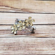 Load image into Gallery viewer, Posh Petals - Yellow Dainty Ring