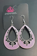 Load image into Gallery viewer, Compliments To The CHIC - Purple Earrings