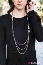 Load image into Gallery viewer, Enmeshed In Elegance - Purple Necklace