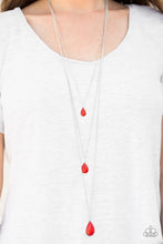 Load image into Gallery viewer, Mountain Tears - Red Necklace