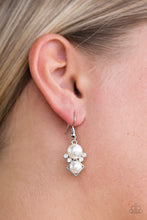 Load image into Gallery viewer, Mrs. Gatsby - White Earrings
