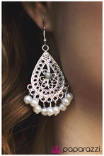 Load image into Gallery viewer, Drops of Inspiration - White Earrings
