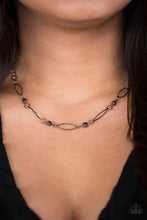Load image into Gallery viewer, Time Is Of The Essence - Black Gunmetal Necklace