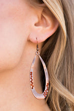 Load image into Gallery viewer, Sparkling Since Birth - Copper Earrings