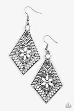Load image into Gallery viewer, Stay Wild, Wildflower - White Earrings