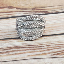 Load image into Gallery viewer, Roll Out The Diamonds - White Ring