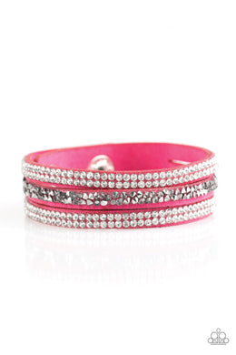 Mega Glam - Pink Bracelet