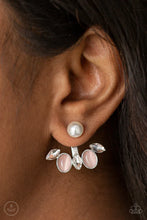 Load image into Gallery viewer, Modern Sophistication - Pink Double-Sided Post Earrings