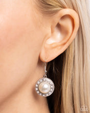 Load image into Gallery viewer, Take A VOW - White Earrings