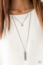 Load image into Gallery viewer, Minimal Millennial - Black Gunmetal Necklace