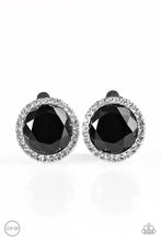 Load image into Gallery viewer, Positively Princess - Black Clip-On Earrings