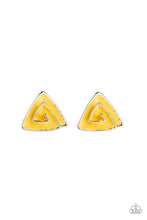 Load image into Gallery viewer, On Blast - Yellow Post Earrings