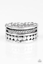 Load image into Gallery viewer, Textile Tease - Silver Ring