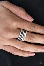 Load image into Gallery viewer, Textile Tease - Silver Ring