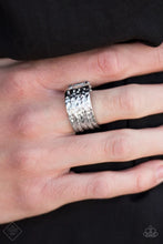 Load image into Gallery viewer, Texture Timbre - Silver Ring