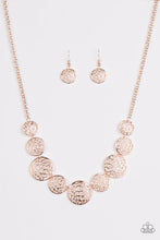 Load image into Gallery viewer, All The Time In The WHIRL - Rose Gold Necklace