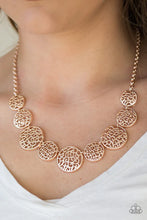 Load image into Gallery viewer, All The Time In The WHIRL - Rose Gold Necklace