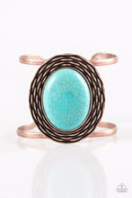 Load image into Gallery viewer, One For The RODEO - Copper Bracelet 🔸Turquoise Stone🔸