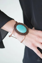 Load image into Gallery viewer, One For The RODEO - Copper Bracelet 🔸Turquoise Stone🔸