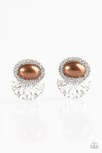 Load image into Gallery viewer, Happily Ever After-Glow - Brown Post Earrings